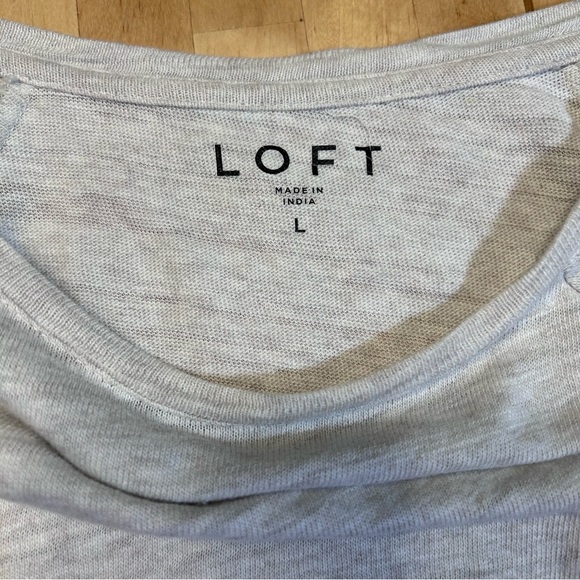 Loft Light Gray with White Embroidered Sleeves - Picture 3 of 10